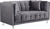 Mariel Acrylic Contemporary Loveseat