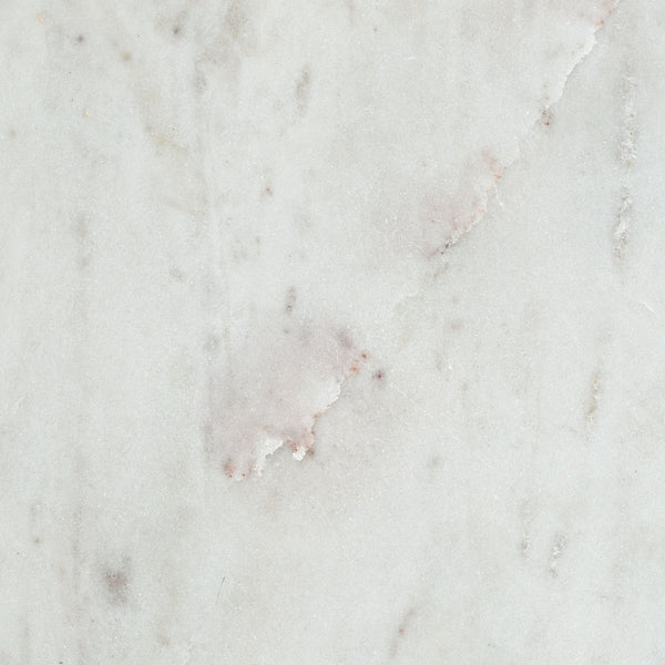 Zuo Modern Marc Marble, Iron Modern Commercial Grade Side Table White, Gold Marble, Iron