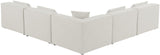 Cube Linen Textured Fabric / Engineered Wood / Foam Contemporary Cream Durable Linen Textured Modular Sectional - 108" W x 108" D x 26" H