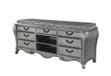 Leonora Transitional Server Vintage Platinum Finish 63144-ACME