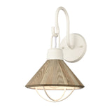 Cape May 15.5'' High 1-Light Sconce - White Coral