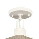 Cape May 14'' Wide 1-Light Semi Flush Mount - White Coral