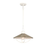 Cape May 14'' Wide 1-Light Pendant - White Coral