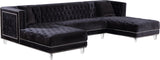 Moda Acrylic Lucite Contemporary 3pc. Sectional