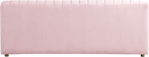 Naya Velvet / Engineered Wood / Metal / Foam Contemporary Pink Velvet Loveseat - 72.5" W x 35.5" D x 28.5" H