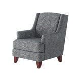 Fusion 260-C Transitional Accent Chair 260-C Bono Cobalt Accent Chair