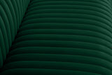 Ravish Velvet / Engineered Wood / Metal / Foam Contemporary Green Velvet Sofa - 88" W x 35" D x 31.5" H