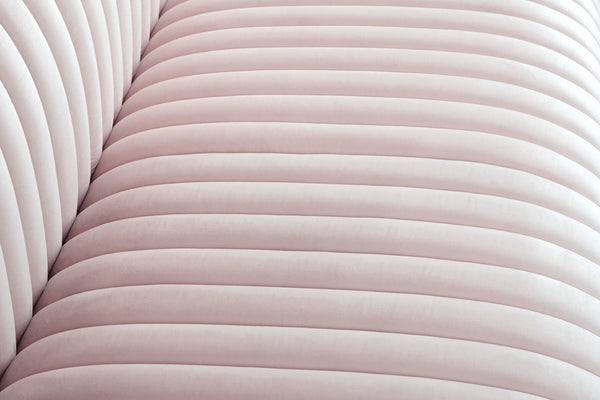 Ravish Velvet / Engineered Wood / Metal / Foam Contemporary Pink Velvet Sofa - 88" W x 35" D x 31.5" H