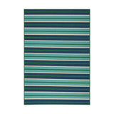 Robbee Indoor Geometric 5 X 8 Area Rug, Blue and Green