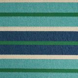 Robbee Indoor Geometric 5 x 8 Area Rug, Blue and Green Noble House