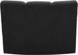 Infinity Boucle Fabric / Engineered Wood / Foam Contemporary Black Boucle Fabric Modular Chair - 43" W x 36" D x 33" H