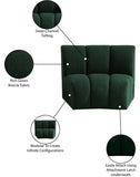 Infinity Boucle Fabric / Engineered Wood / Foam Contemporary Green Boucle Fabric Modular Chair - 43" W x 36" D x 33" H