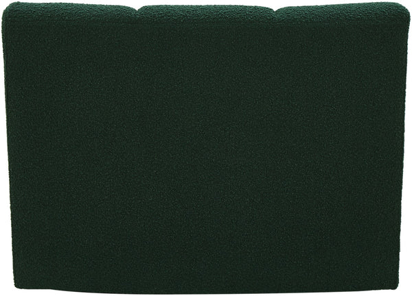 Infinity Boucle Fabric / Engineered Wood / Foam Contemporary Green Boucle Fabric Modular Chair - 43" W x 36" D x 33" H