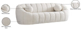 Elijah Boucle Fabric / Engineered Wood / Foam Contemporary Cream Boucle Fabric Sofa - 93.5" W x 34" D x 31" H