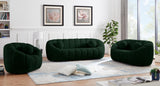 Elijah Boucle Fabric / Engineered Wood / Foam Contemporary Green Boucle Fabric Sofa - 93.5" W x 34" D x 31" H