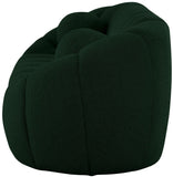 Elijah Boucle Fabric / Engineered Wood / Foam Contemporary Green Boucle Fabric Sofa - 93.5" W x 34" D x 31" H