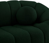 Elijah Boucle Fabric / Engineered Wood / Foam Contemporary Green Boucle Fabric Sofa - 93.5" W x 34" D x 31" H