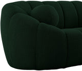 Elijah Boucle Fabric / Engineered Wood / Foam Contemporary Green Boucle Fabric Sofa - 93.5" W x 34" D x 31" H