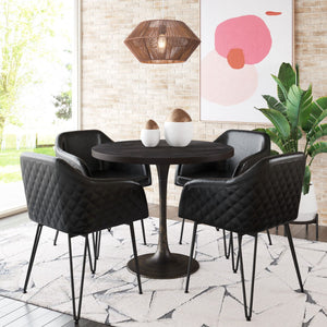 Zuo Modern Kendrick Steel, Paper Transitional Commercial Grade Ceiling Lamp Brown Steel, Paper