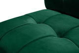 Limitless Velvet / Engineered Wood / Foam Contemporary Green Velvet 10pc. Modular Sectional - 173" W x 118" D x 31" H