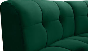 Limitless Velvet / Engineered Wood / Foam Contemporary Green Velvet 15pc. Modular Sectional - 173" W x 173" D x 31" H