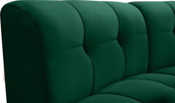 Limitless Velvet / Engineered Wood / Foam Contemporary Green Velvet 15pc. Modular Sectional - 173" W x 173" D x 31" H