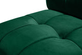 Limitless Velvet / Engineered Wood / Foam Contemporary Green Velvet 9pc. Modular Sectional - 173" W x 102" D x 31" H