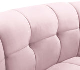 Limitless Velvet / Engineered Wood / Foam Contemporary Pink Velvet Modular Chair - 33" W x 31" D x 31" H