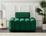 Melody Velvet / Engineered Wood / Foam Contemporary Green Velvet Chair - 41.5" W x 32.5" D x 28" H