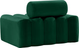 Melody Velvet / Engineered Wood / Foam Contemporary Green Velvet Chair - 41.5" W x 32.5" D x 28" H