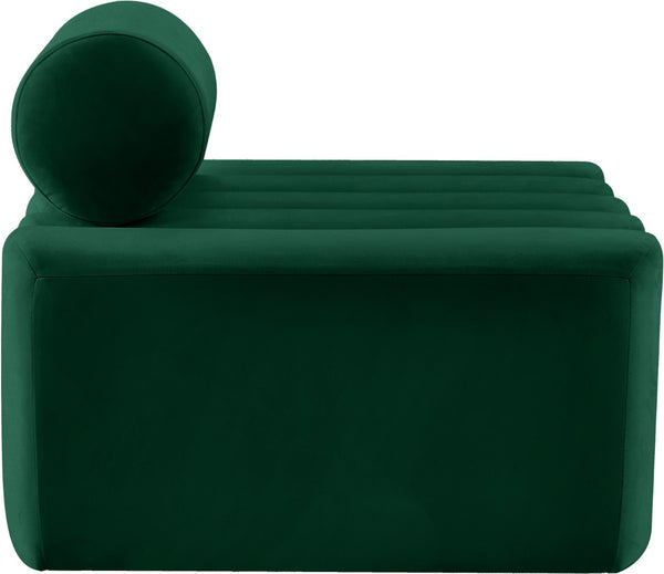 Melody Velvet / Engineered Wood / Foam Contemporary Green Velvet Chair - 41.5" W x 32.5" D x 28" H