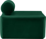 Melody Velvet / Engineered Wood / Foam Contemporary Green Velvet Chair - 41.5" W x 32.5" D x 28" H