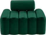 Melody Velvet / Engineered Wood / Foam Contemporary Green Velvet Chair - 41.5" W x 32.5" D x 28" H