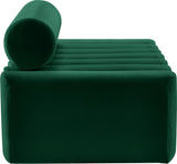 Melody Velvet / Engineered Wood / Foam Contemporary Green Velvet Loveseat - 58" W x 32.5" D x 28" H