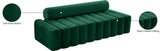 Melody Velvet / Engineered Wood / Foam Contemporary Green Velvet Sofa - 83.5" W x 32.5" D x 28" H