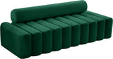 Melody Velvet / Engineered Wood / Foam Contemporary Green Velvet Sofa - 83.5" W x 32.5" D x 28" H