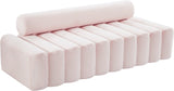 Melody Velvet / Engineered Wood / Foam Contemporary Pink Velvet Sofa - 83.5" W x 32.5" D x 28" H