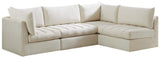 Jacob Velvet Contemporary Modular Sectional