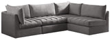 Jacob Velvet Contemporary Modular Sectional