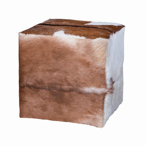 Goat Hide Ottoman