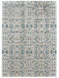 Keats 3466F Machine Made Distressed Polypropylene / Polyester Rug