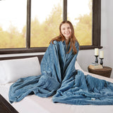 Beautyrest Heated Microlight to Berber Casual 100% Polyester Solid Microlight Heated Blanket BR54-0380