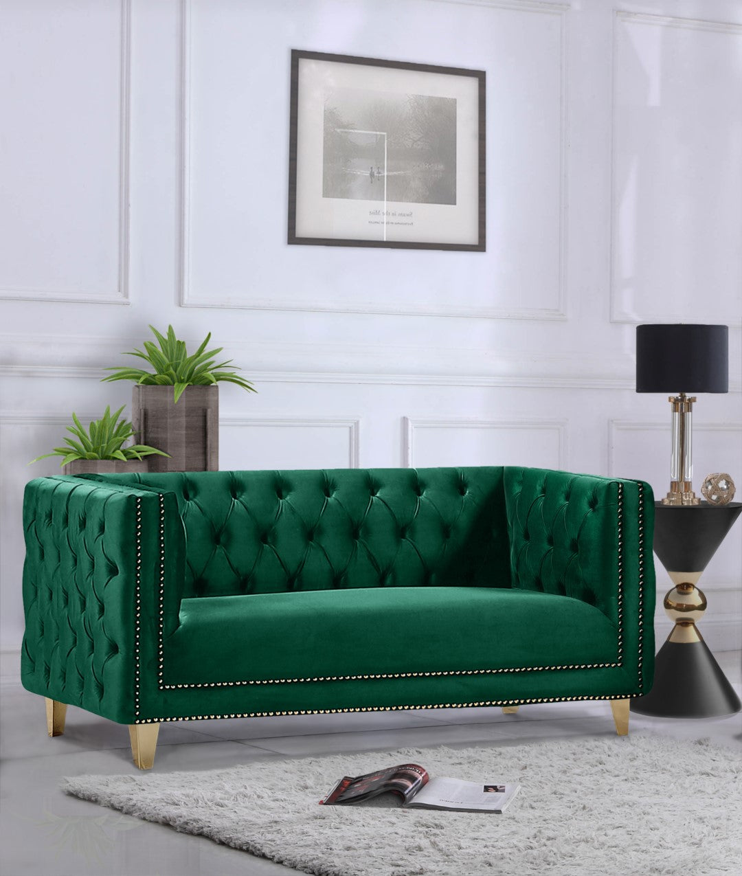 Meridian Furniture Michelle Loveseat - Thumbnail 3