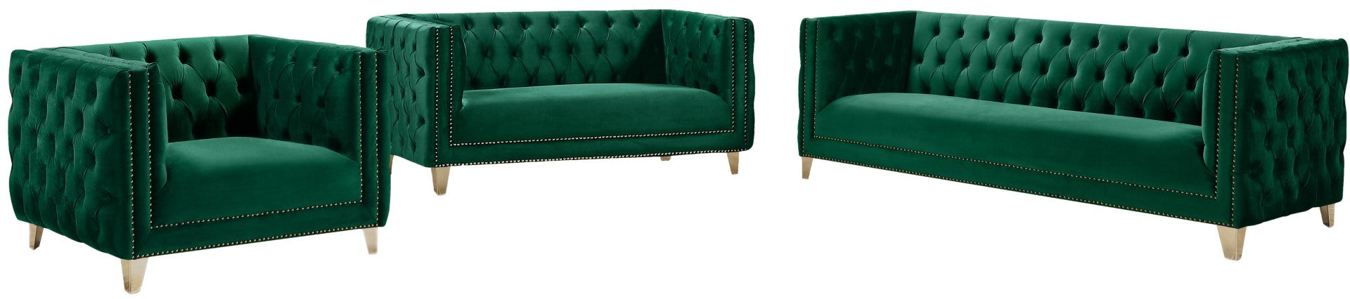 Meridian Furniture Michelle Loveseat - Thumbnail 4