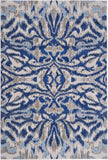 Milton 3467F Machine Made Ikat Polypropylene / Polyester Rug