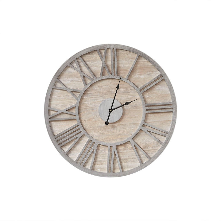 Pewter Gear Clock – English Elm