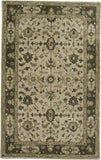 Eaton Traditional Persian Wool Rug, Gray/Beige, 9ft-6in x 13ft-6in Area Rug