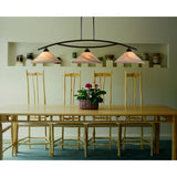 Elysburg 43'' Wide 3-Light Linear Chandelier - Aged Bronze