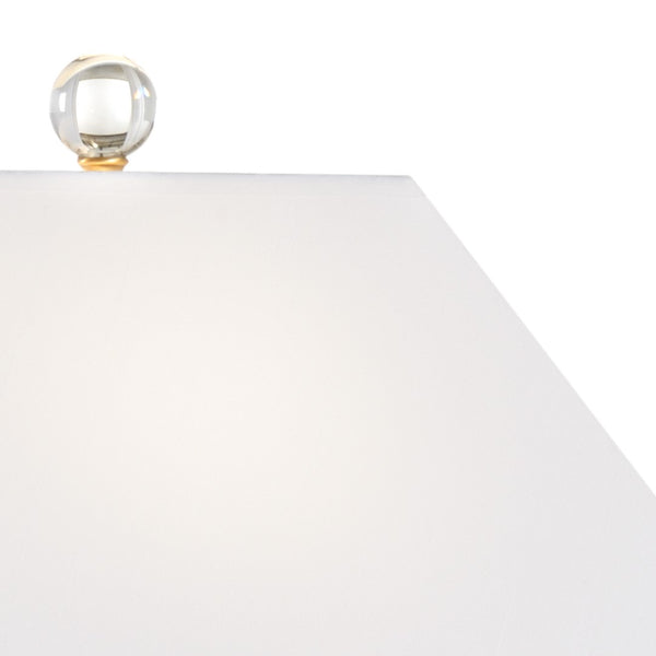 Chess Court Lamp - Elegant Crystal Design with Carrara Marble Base, Modern 3-Way Table Light