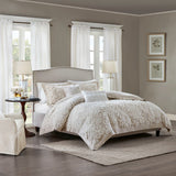 Suzanna Traditional 100% Cotton Tufted Embroidered Duvet Cover Mini Set